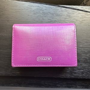 Coach mini wallet
